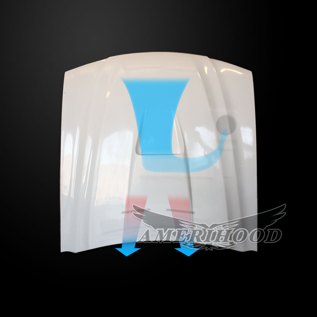 Ford Mustang 1994-1998 Type-2 Style Functional Heat Extraction Ram Air Hood